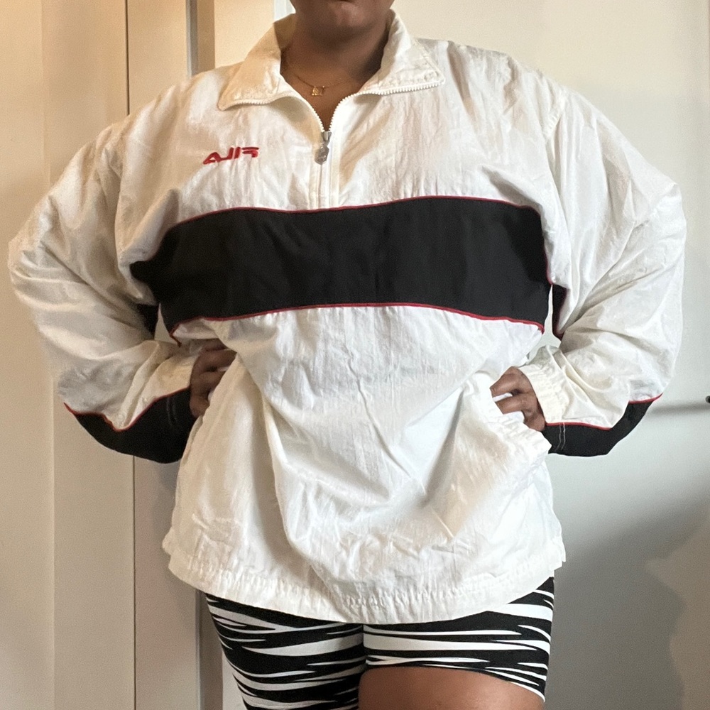 White FILA Windbreaker